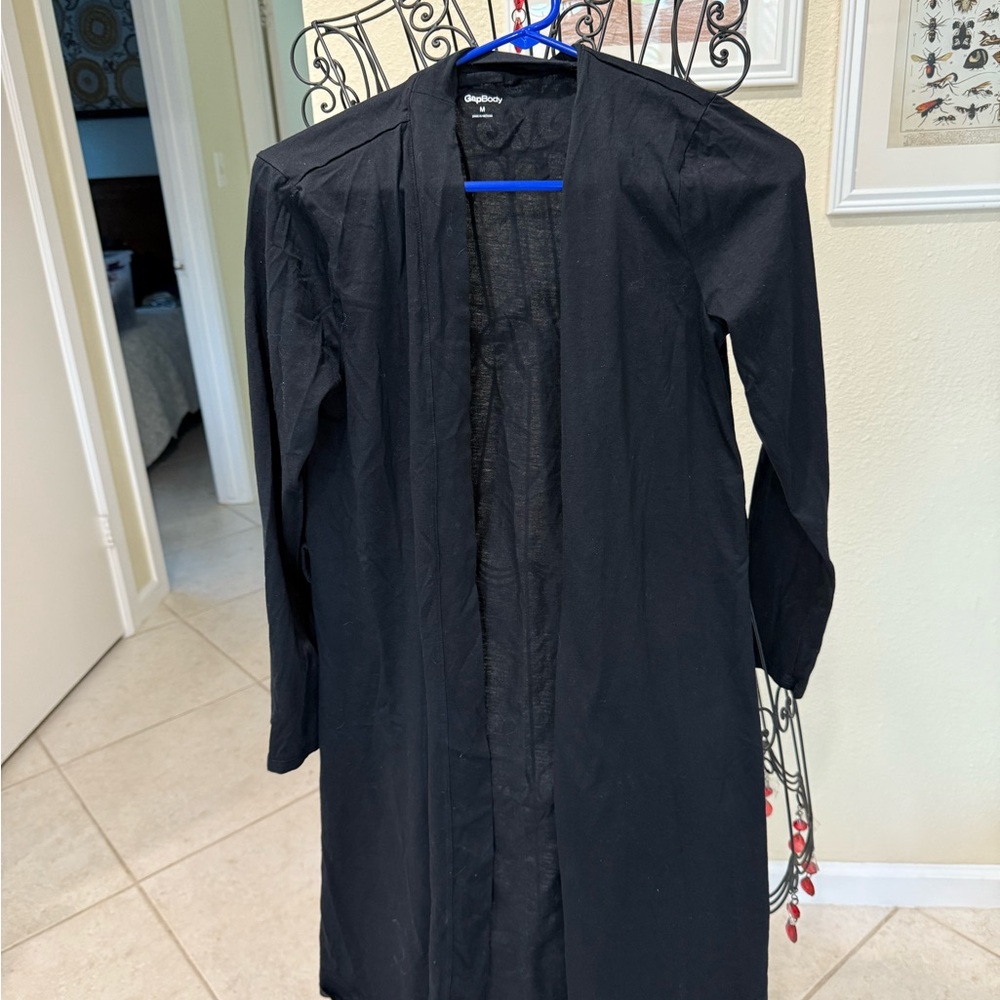 GapBody Black Cardigan (1-026) - Picture 2 of 5